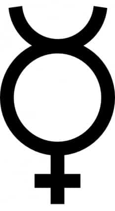 Symbole de Mercure en astrologie