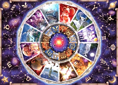 tarot et roue astrologique