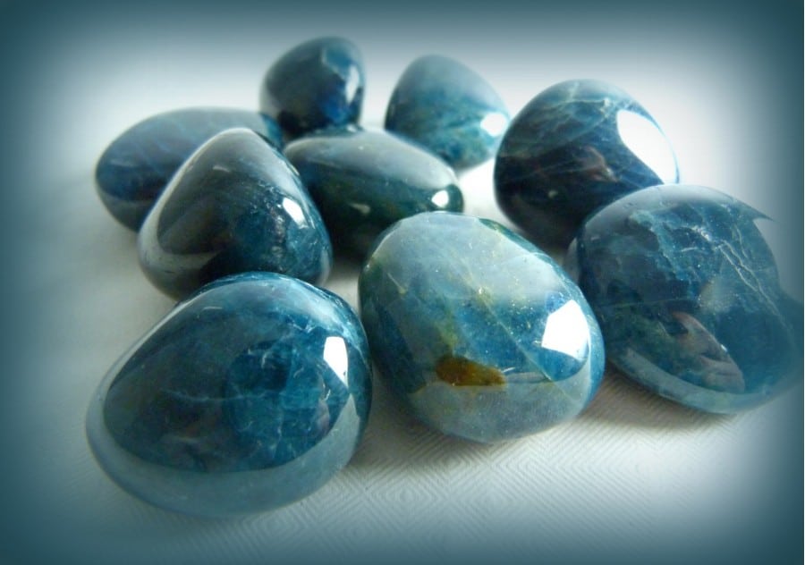 apatite bleue pierre