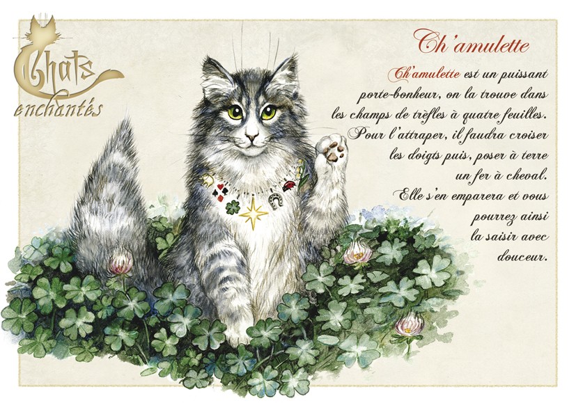 le chat amulette