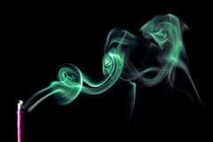 http://www.dreamstime.com/stock-images-picture-smoking-incense-isolated-black-background-green-smoke-image35181294