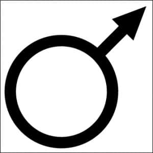 symbole planète mars